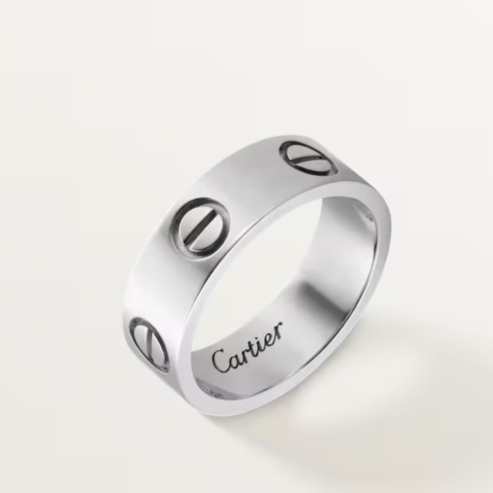 Cartier Love Ring - White Gold